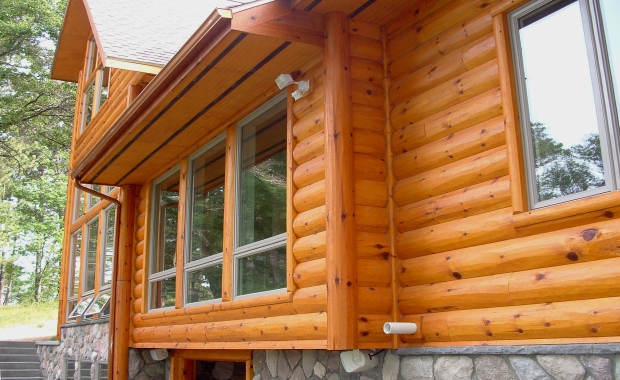 Log Siding Corners